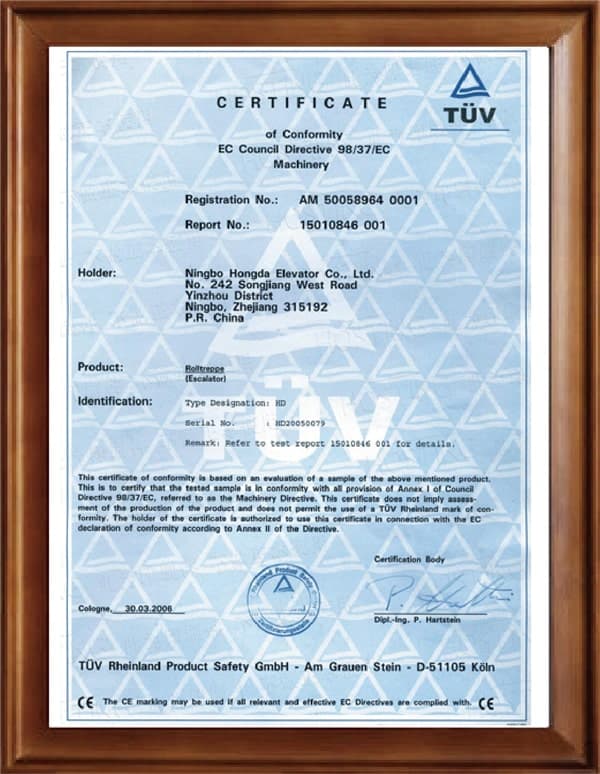 Elevator Industry Accreditation