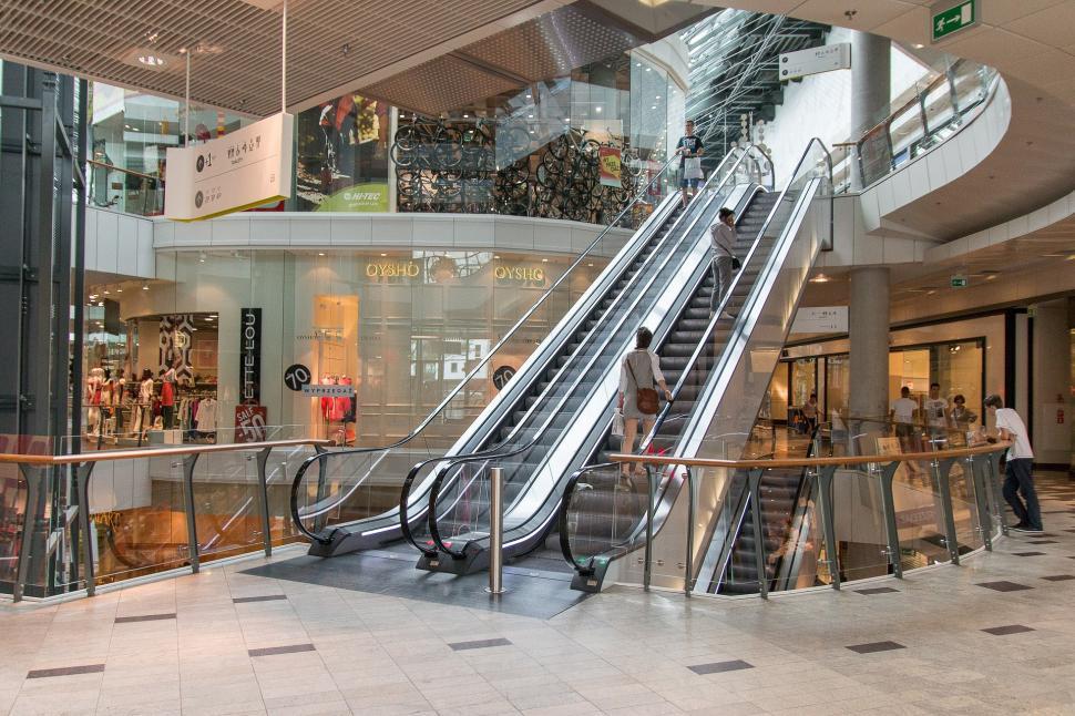 Shopping Mall Escalator